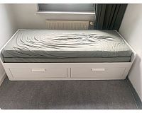 Ikea Hemnes weiß, Bett ausziehbar